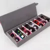 High Quality Glasses Case 8 Slot Grid Glasses Sunglasses Glasses Display Rack Holder Organizer Rectangle Box4754435