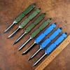 Mini Knife High-Tech Automatyczny Nóż D2 Blade Lotnictwo Aluminium Uchwyt Double-Action Tactical Breaker Outdoor Camping Pocket EDC Tool