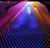 LED Net String Light 10x8m 6x4m 3x3m 3x2m 1,5x1,5m 8 trybów 110 V 220V Wróżki dekoracyjne Świąteczne dekoracje parku ślubnego
