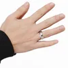 Heren Womens Rainbow Kleurrijke LGBT Ring Roestvrij staal Bruiloft LEBIAN GAY RINGEN