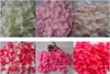 MIC 4000Pcs Seta Rosso Scuro Petali di Rosa Fiori Matrimonio Bomboniere Decorazione Gioielli Fai da Te 5CM * 5.5 Consegna Gratuita