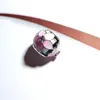 정통 925 스털링 실버 핑크 에나멜 꽃 매력 Pandora 구슬을위한 원래 상자 팔찌 쥬얼리 만들기 액세서리