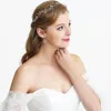 2019 Europejska Gorąca Sprzedaż Wybuch Bride Retro Rhinestone Zespół Włosów Opaska / Nowy Multi-Style Metal Leaf Handmade Handmade Bridal Headdress