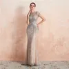 Gatsby 2019 Luxury amazing beaded crystal mermaid Evening Dresses yousef aljasmi gorgeous arabic real Prom Gowns Runway Fashion in2536241