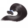 Brezilya bakire saç uzantıları 3 demet ipeksi düz insan saçı toptan atkı 8-30 inç doğal renk