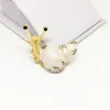 Schnecke Brosche Tiere Pins Emaille Niedliche Tier Broschen Mädchen Frauen Geschenk Schal Hut Mütze Kleid Kleidung Accessoires Schmuck