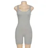 2020 Summer Damskie Sexy One Place Tank Top Tleeveless BodyCon Club Short Scossuit Romper300z