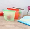 Saco de silicone reutilizável para preservação de alimentos, sacos seladores a vácuo, recipiente de armazenamento de alimentos para geladeira, aquecimento para cozinha, alimentos frescos 7008762