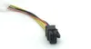 1pc 4 Pin Molex IDE till 6 Pin PCI-E Graphic Card Strömförsörjning Kabeladapter PC-kort Kopplingskabel Converter Cord 17cm Gratis frakt