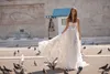 2020 Berta Suknie Ślubne Sexy Sweetheart Neck Koronki Suknie Ślubne 3D Aplikacja Backless Plaża Suknia Ślubna Plus Size Vestidos de Noiva