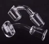 4 mm d'épaisseur Quartz Banger clous sans dôme 10 mm 14 mm 18 mm mâle femelle thermique Banger 90/45 degrés pour verre Bong Dab Rigs