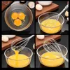 304 Mini utensili per uova semiautomatici portatili in acciaio inossidabile Frullino per uova Mescolare caffè Latte Cocktail Utensile da cucina fai da te