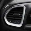 Dla Jeep Renegade 20152019 Stylizacja samochodu Przednia AC Air Vent Panelu Okładka dekoracja dekoracji ramy naklejka wnętrza Wewnętrzne Akcesoria 3956483