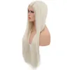 Charisma Heat Resistant Hair Color 60 Platinum Blonde Synthetic Lace Front Wig For Women Long Straight Lace Wigs with Baby Hair3122490