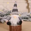 クリスマスの飾りニットぬいぐるみgnome人形クリスマスツリーぶら下げペンダント休暇の装飾ギフト壁の装飾10ピースHH9-2461