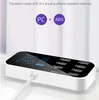 Chargeur de voiture rapide A9S, 8 ports, écran LCD multi-usb, Charge rapide, pour iPhone 11 12 Por MAX Samsung