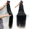 Brasilianska Virgin Hair Long Cithes Straight 28 30 32 34 36 40 Obehandlat Rikt Mänskligt Hårbunt Peruanskt Mlaysiskt Hår