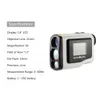 Freeshipping 600M Télémètre de golf portatif 6X21 LCD Chasse Télémètre de golf Chasse Télescope monoculaire Portée de mesure de distance