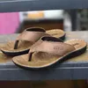 2019 Summer Shoes Men Slippers Genuine Leather Beach Slippers Mens Flip Flop Sandals Summer Man Shoes Male Flip Flops KA673