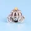 Äkta 925 Sterling Silver Charm Smycken Tillbehör med Originalask för Pandora pumpa bil Pärlor Armband DIY Charms