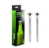 Roestvrij staal Wijn Liquor Chiller Cooling Ice Stick Rod In-Bottle Pourer Beer Chiller Stick Chill Chill Alcohol Ice Drinks Wine Cold SN2728