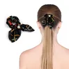 Nouveau gros nœud papillon cheveux chouchous perles cheveux corde anneau élastique pour queue de cheval élastiques doux cheveux cravate bandes filles accessoires 6991643