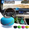 Mini su geçirmez toz geçirmez IPX4 Hoparlör Kablosuz Bluetooth Taşınabilir hoparlörler Eller serbest Çağrı Emme-Kupa hoparlörler 6 renk Duş Alma