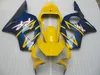 Kit de carenado de molde de inyección para HONDA CBR900RR 02 03 CBR 900 RR Carrocería CBR 900RR 954 2002 2003 Juego de carenados azul amarillo + regalos