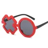 أزياء الأطفال نظارة شمسية هندسية شخصية أطفال الشمس UV400 الصيف في الهواء الطلق السفر مضاد للإشعاع نظارات واقية واقية