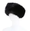 10 Kolory Damskie Faux Futro Pałąk Luksusowy Regulowany Zima Ciepła Czarna Biała Przyroda Dziewczyny Futro Earwarmer Earmuff Kapelusze Dla Kobiet