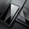 9D 풀 커버 접착제 강화 유리 화면 보호기 iPhone 13 12 12 미니 11 Pro XR X XS Max 8 7 6 Samsung A71 A51 A70