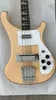 4 Saiten BASS Naturholz 4003 E-Bass, Hals durch Korpus, gute Bindung, Korpus, Dual-Ausgang, China-Ric-Bass