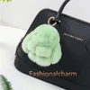 10 cm schattige echte echte Rex Rabbit Fur Bunny Bag Charm Keyring Telefoon Portas Handtas Hanger Gift4225910