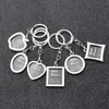 6 моделей фоторамка для ключей сплав с сплавом сплав с изображением ключа кольцо сердца подвески держатели кольца кольца сумка висеть в модных украшениях