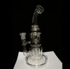 Tiktok Torus Glass Bongs Torus Recycler喫煙ガラスウォーターパイプボンズファブエッグダブリググラスホーブズ14.4 mmジョイント