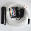 RGB Fiber Starlight Headliner Kit 300 400 Strands Voice Control 6W LED Fiber Optic Light Kit för CAR254Z