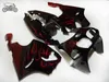 Motorfiets Chinese Fairing Kit voor Kawasaki Ninja ZX7R 96 97 98 99 00-03 ZX7R 1996-2003 Rode vlammen ABS Plastic Backings Set