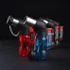 Nieuwe aankomst Mini Butane Jet Torch Sigaret Winddicht Lichter Random Kleur Plastic Vuur Ontstek Burner Kooktoorts Lichter1703232