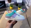 Forth Bir Gölge Pastel Soluk Çocuk Koşu Ayakkabıları Fildişi Pembe Mor Tropikal Büküm Bebek Yürüyor Erkek Kız Sneakers Çocuk Eğitmenler