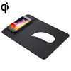 Para iphone xs max carregador sem fio do mouse pad 5 v 1a qi carregador de telefone móvel sem fio pu mouse pad para samsung google xiaomi