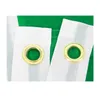 Ire Green White Orange Flags, 3x5ft, 68D Polyester 90% saignement, National Outdoor Indoor Digital Imprimé Polyester Tous les pays, Livraison gratuite