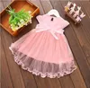 4 colors Newest Toddler Infant Kids Baby Girls Summer Floral Dress Princess Wedding Party Dresses 0-3Y