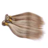 8 613 Human Hair Bundles 3PcsLot Piano Color Hair Mixed Length Blonde Brazilian Virgin Hair Weaves For Black Women8401493