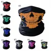 Skalle masker Skelett Magic Half Face Mask Cykel Skidmaskar Ghost Scarf Hip Hop Bandana Sport Headband 14 Designs DW5187