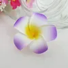 100pcs 4 centímetros 7colors havaiano toque real artificial plumeria flor cabelo DIY acessório pe casamento frangipani partido decoração