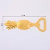 Gold Pineapple Bottle Openers Anniversary Souvenir Birthday Bridal Baby Shower Party Favors Wedding Return Gifts ZC0085
