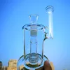 Mobius Sidecar Mini Bong Hookahs DAB Riggar Glas Vattenrör med 18mm Skål Piece Matrix Perc Rökning Vattenrör MB01