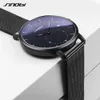 cwp SINOBI Fashion Mens Watches Top Brand Luxury Quartz Men Casual Slim Mesh Steel Waterproof Sport Watch Relogio Masculino