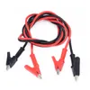 50 Pair Black & Red 1M Alligator Clip High Quality Insulated Electrical Test Probe Lead Cable for Multimeter