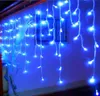 20mx0.65m 600 светодиодов праздник рождественские садовые занавески сосулька струны светодиодные фонари украшения 8 флэш-память водонепроницаемый AC 110V-220V бесплатная доставка